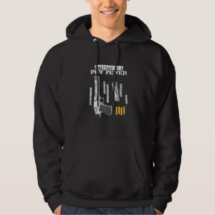 Anatomi hos en ynglare Ammo Gun-ändringsmedlem Hoodie