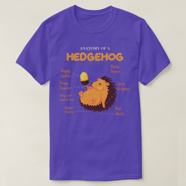 Anatomi hos ett djur av häckningskrut t shirt (Design framsida)
