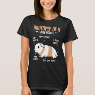 Anatomi hos ett Hårig av Gris-husdjur av potatiskr T Shirt