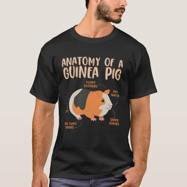 Anatomi hos ett marsvin t shirt (Framsida)
