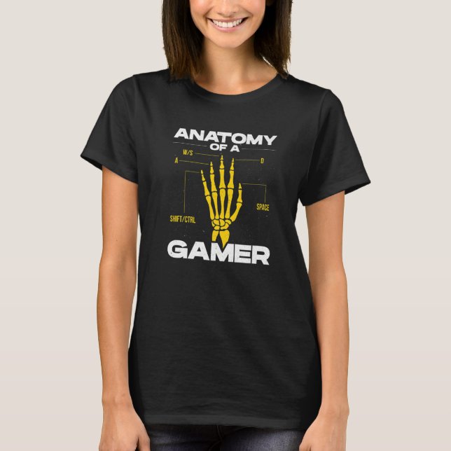 Anatomi hos spelspelspelaren Pc Con T Shirt (Framsida)