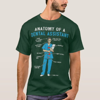 Anatomi hos tandassistenten TShirt och Gifts funny T Shirt