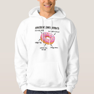 Anatomi i en Donut Sweet Delicious Donut Hoodie