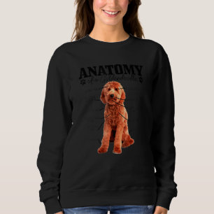 Anatomi i en Goldendoodle Cute Doodle Mamma Pappa T Shirt