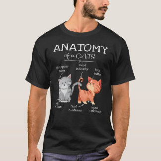 Anatomi i en katts finniga katt Mamma Kattunge Kit T Shirt