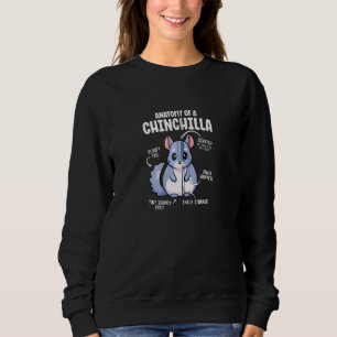 Anatomi i en kinchilla för kvinnor i Mamma T Shirt