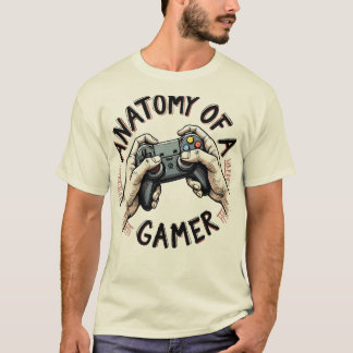Anatomi i en speldator T-Shirt - Retro Gamer Tee