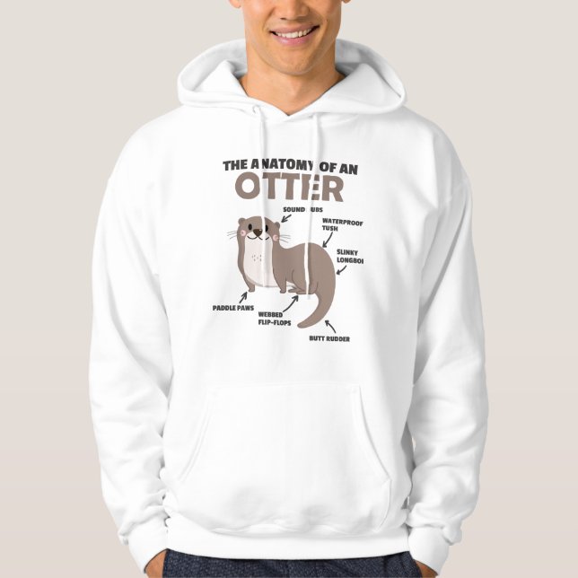 Anatomi i en utsmyckning hoodie (Framsida)