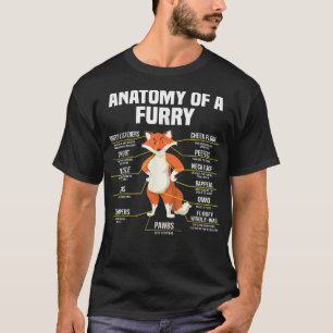Anatomi i ett Hårig från Hårig Cute Sweet FUNNY T Shirt