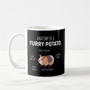Anatomi i Håriget Potato Guinea Gris Kaffemugg