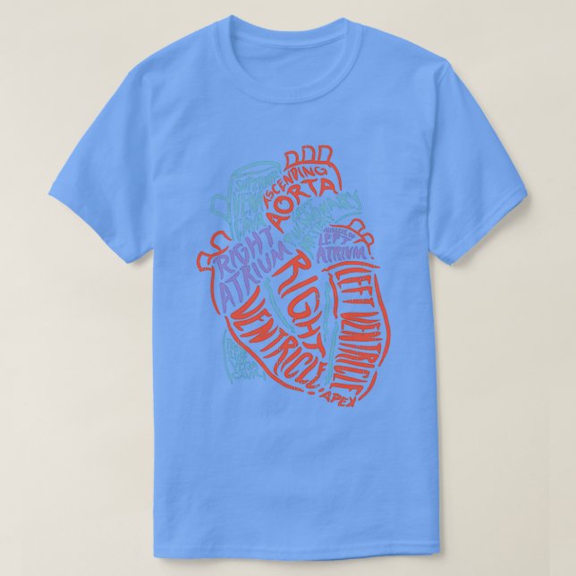 Anatomi i hjärtat Anatomiskt organ Doktor Gift T Shirt (Design framsida)