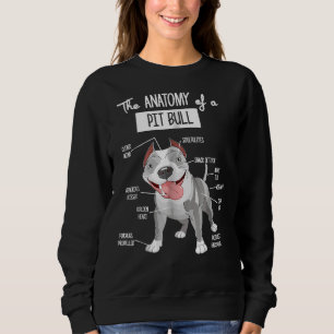 Anatomi i Pitbull Hund älskare T Shirt