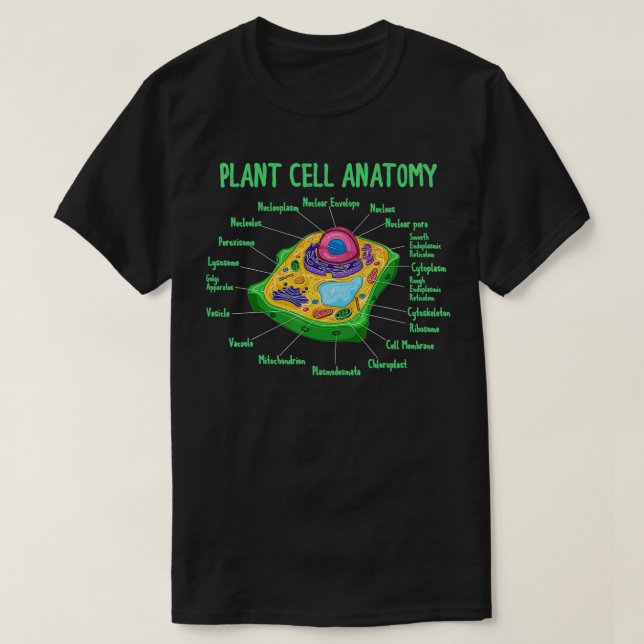 Anatomi i Plant Cell Biology Biolog Science St. T Shirt (Design framsida)