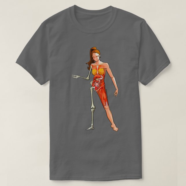 Anatomi i skelettmuskelorgan t shirt (Design framsida)