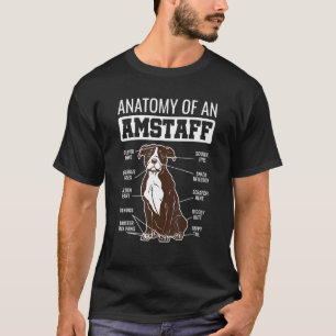 Anatomi of a Amstaff American Stviddshire Terri T Shirt