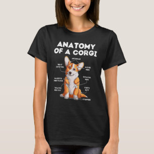Anatomi of a Corgi T Shirt