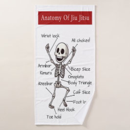 Anatomi of Jiu Jitsu BJJ Skeleton inlämningsgym