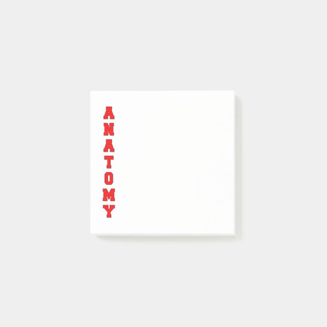 Anatomi Post-it Block (Framsida)