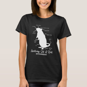Anatomi Råtta för alla ägare av Råtta Älskare och T Shirt