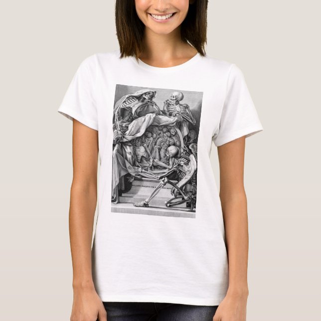 Anatomia per et intelligenza del disegno ricercata t-shirt (Framsida)