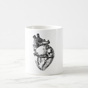 Anatomic Heart Heart Surgeon Cardiology Nurse Kaffemugg