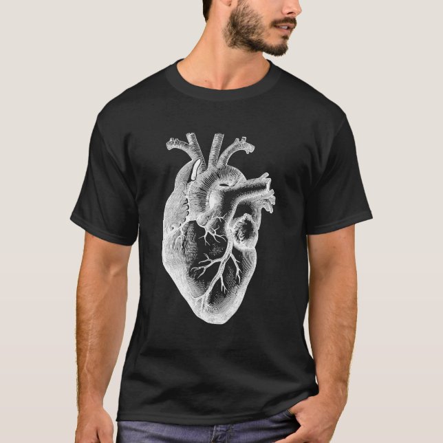 Anatomical he Biology Science T Shirt (Framsida)