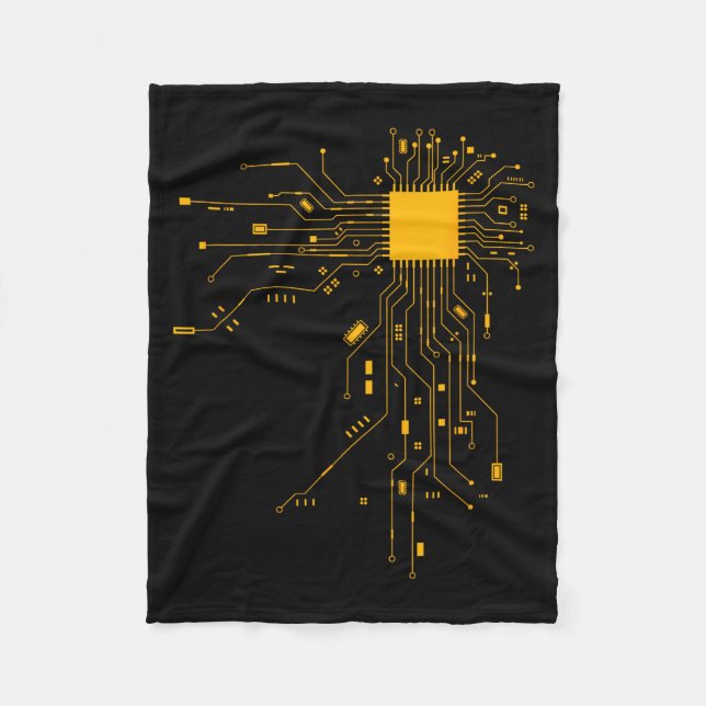 Anatomical Heart Cpu Processor Computer Science Pr Fleecefilt (Framsidan)