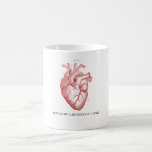 Anatomical Heart Medical Office Namn Coffee Mugg