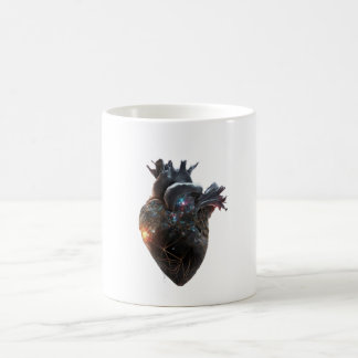 anatomical heart mug cosmic heart galaxy art cup s kaffemugg
