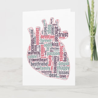 Anatomical hjärta för alternativ valentin kort