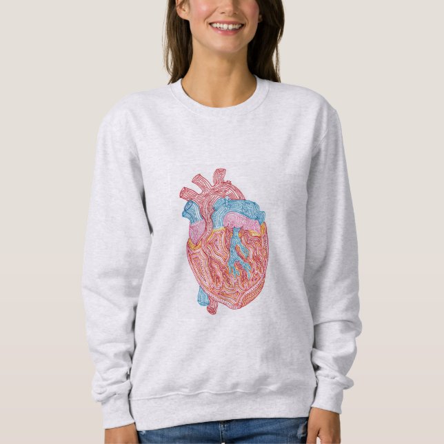 Anatomical hjärta tee (Framsida)