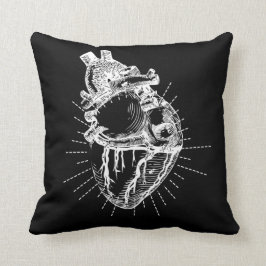 Anatomical hjärtaillustrationdekorativ kudde