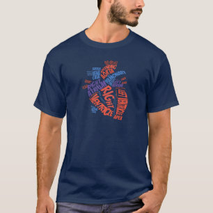Anatomical hjärtaT-tröja T Shirt