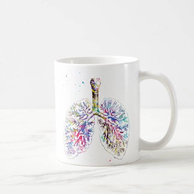 Anatomical Lungs Kaffemugg (Höger)