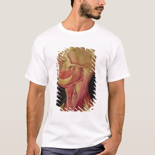 Anatomical teckning av människahuvudet t-shirt (Framsida)