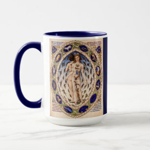 Anatomical Zodiac Man Mugg