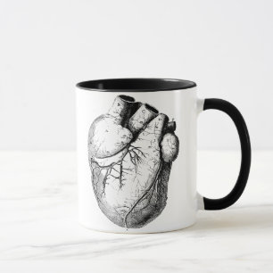 Anatomically korrekt hjärta mugg