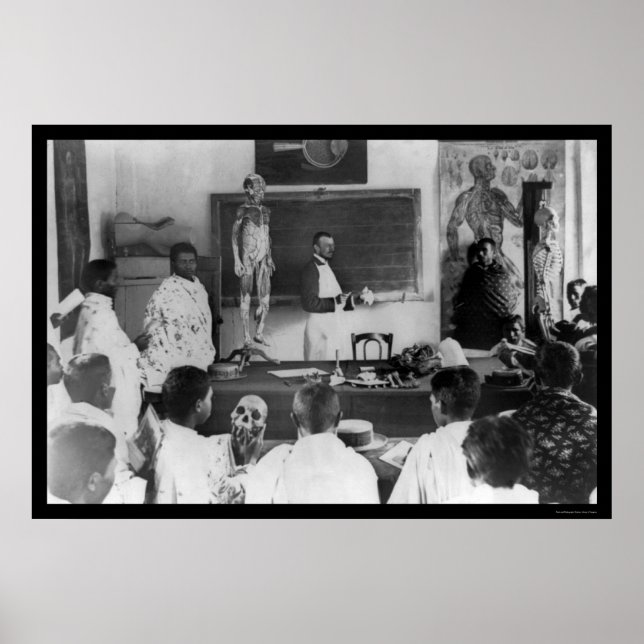 Anatomiklass i Sudan, Afrika 1920 Poster (Framsidan)