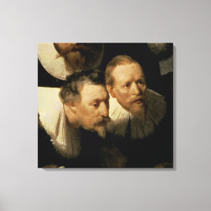 Anatomikursen av Dr. Nicolaes Tulp, 1632 Canvastryck