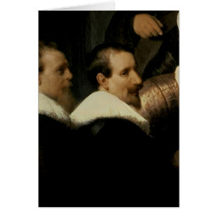 Anatomikursen av Dr. Nicolaes Tulp, 1632 Hälsningskort