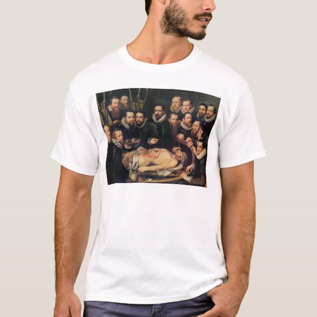 Anatomikursen av skåpbilder för doktor Willem T Shirt (Framsida)