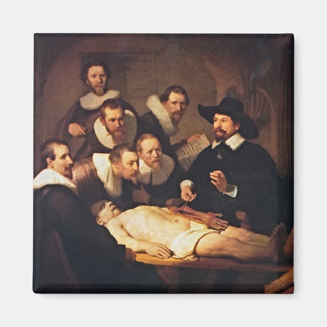 Anatomilektionen efter Rembrandt Magnet (Framsidan)