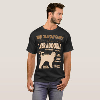 Anatomin av den Labradoodle djurälskaregåvan T Shirt