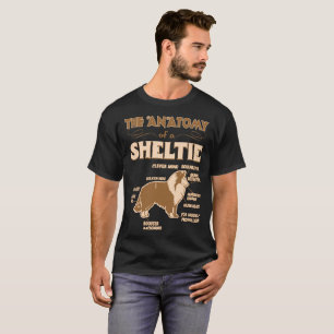 Anatomin av den Sheltie djurälskaregåvan T Shirt