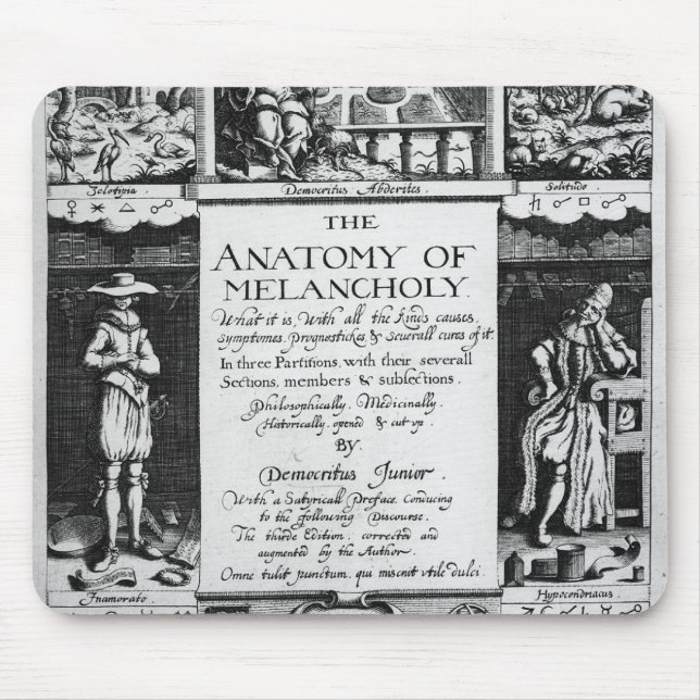 Anatomin av melankoliskt musmatta (Framsidan)