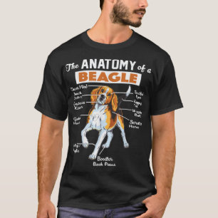 Anatomin Hos En Beagle T Shirt