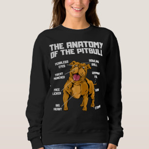 Anatomin hos en Pitbull-funny Pitbull Terrier T Shirt