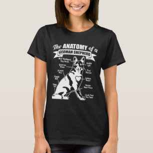 Anatomin hos en tysk shepherd German Shepherd T Shirt