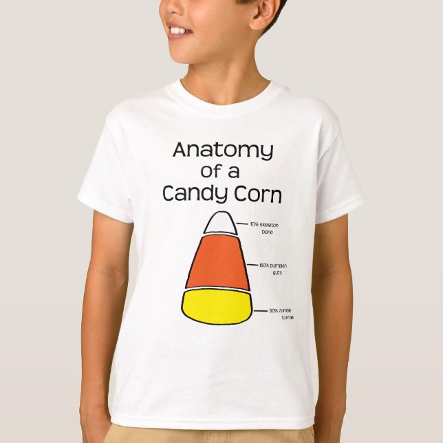 Anatomin i Candy corn Tee (Framsida)