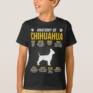Anatomin i Chihuahua Hund älskare T Shirt